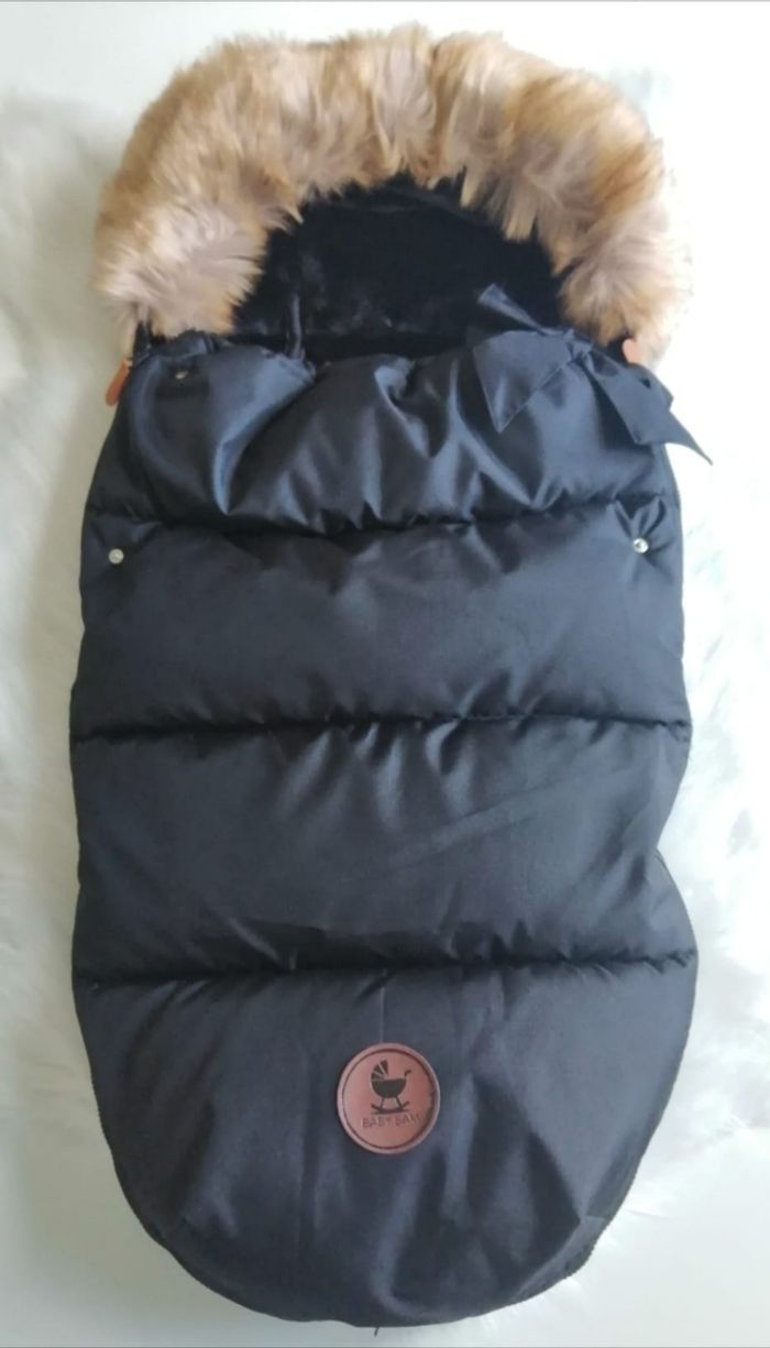 Gigoteuse imperméable noire – polaire , nid d'ange, sac de couchage - photo numéro 3