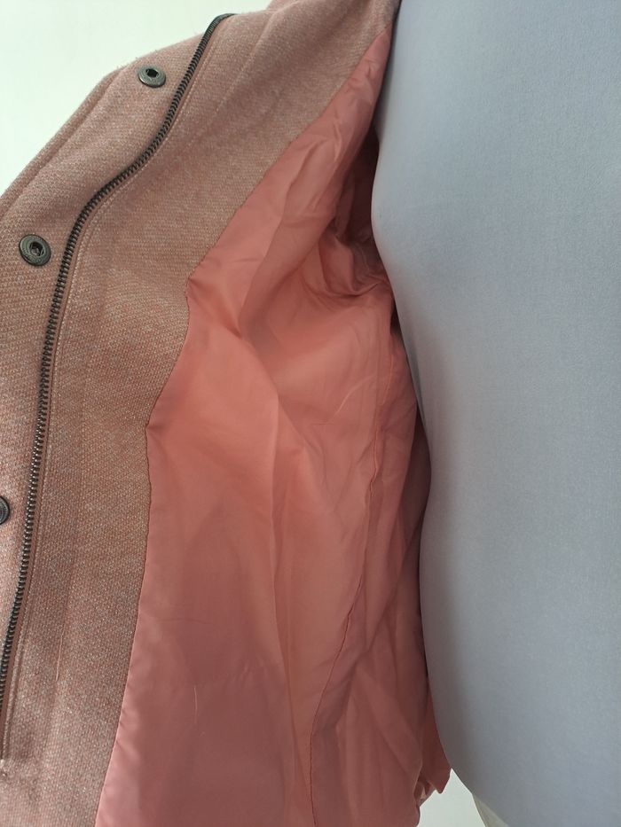 Manteau mi-saison à capuche rose Only Sedona - photo numéro 7