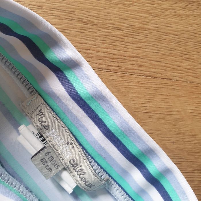 💚 Maillot de bain 6 mois Les petits cailloux #emyfleury_6moisgarçon - photo numéro 3