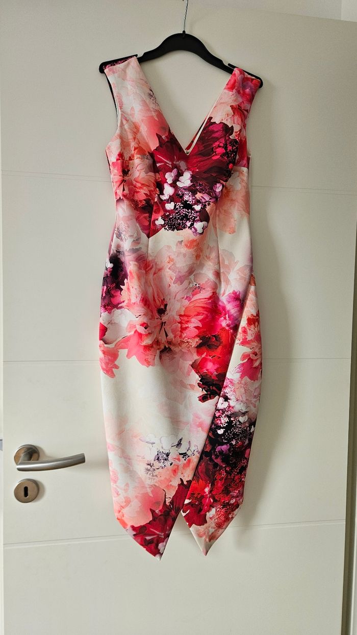 Robe fourreau, fleuri multicolore, taille 36, Coast - photo numéro 1