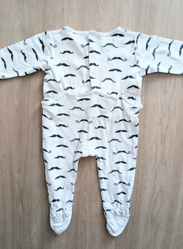 Lot de 2 pyjamas moustaches - photo numéro 5