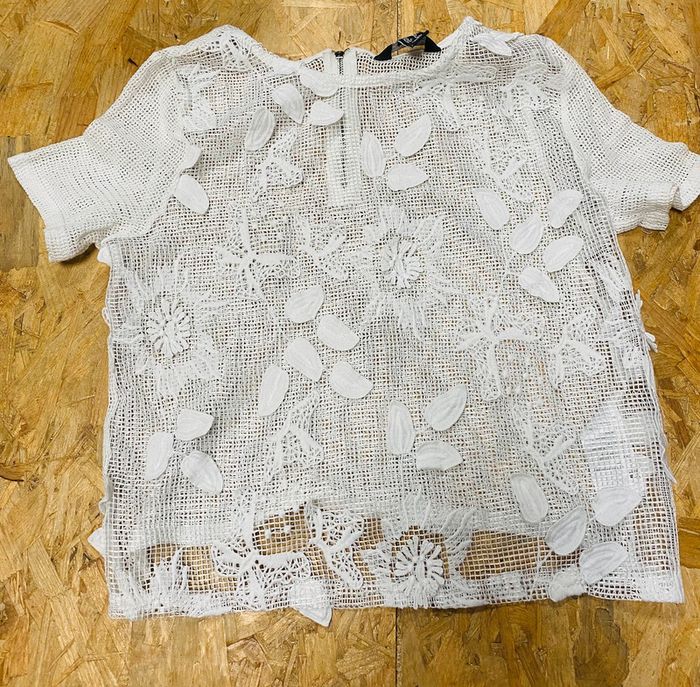 Haut dentelle New Look S