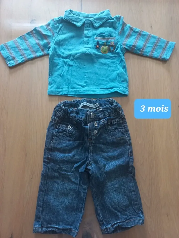 Ensemble tape a l'œil 3 mois