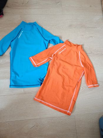 Lot de deux t shirt anti uv
