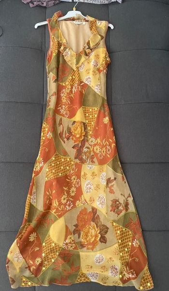 Robe argentée