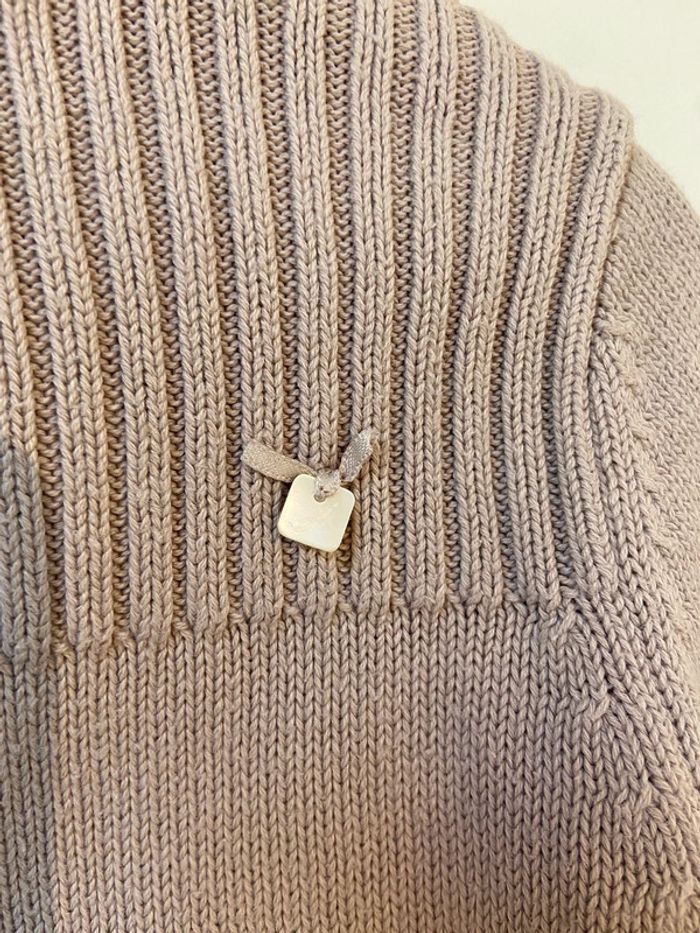 Gilet en coton beige Jacadi 2 ans - photo numéro 5