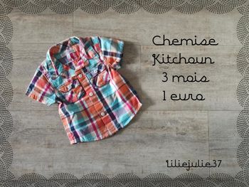 Chemise Kitchoun 3 mois
