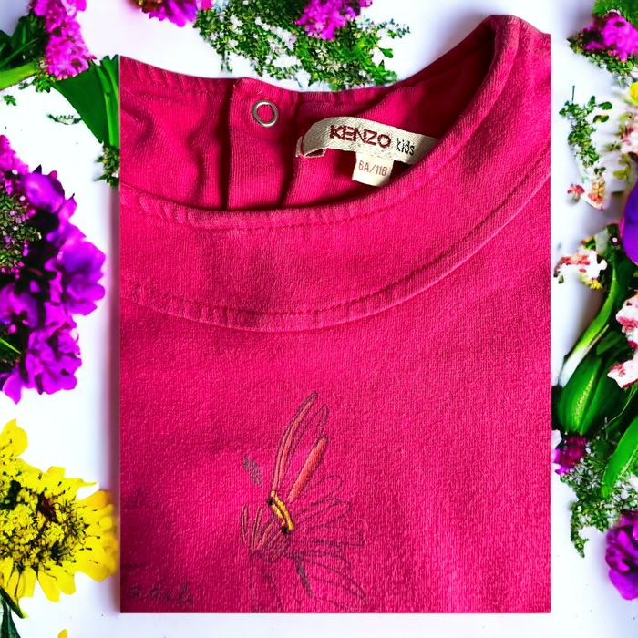 T-shirt fuchsia Kenzo 6 ans TBE (11€) - photo numéro 4