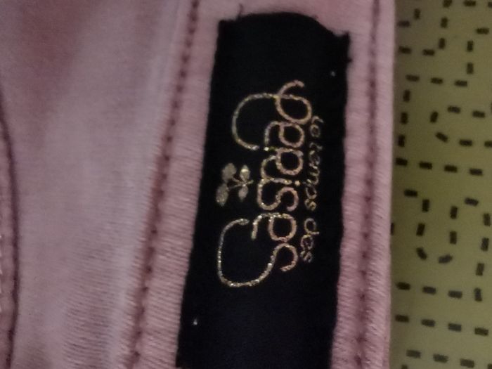 Jeans rose pâle/saumon "le temps des cerises" - photo numéro 2