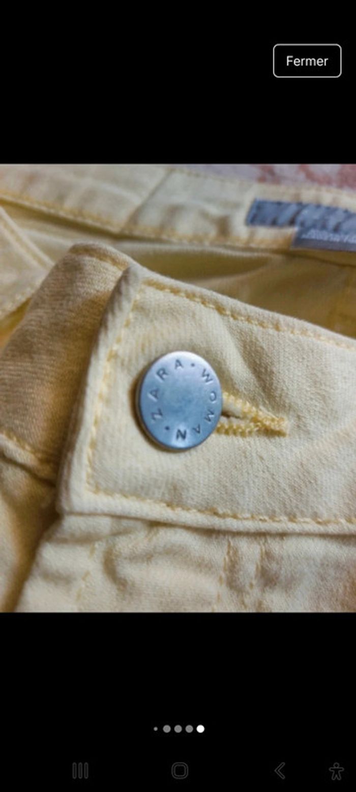 Jean pastel Zara femme taille 40 - photo numéro 4