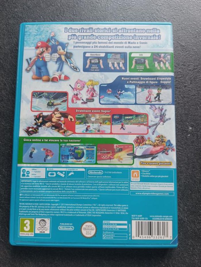 Nintendo - WiiU -  Mario & Sonic aux Jeux olympiques d'hiver de Sotchi 2014 - photo numéro 2