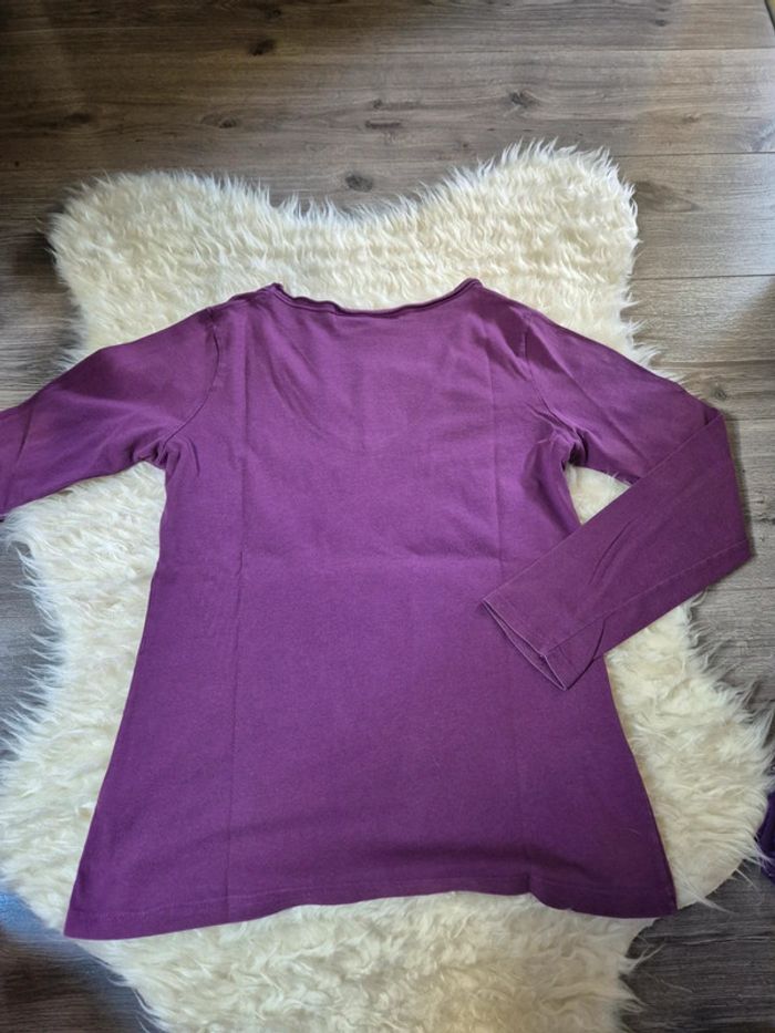 Lot de 2 T-shirts à manches longues pour femme - photo numéro 4
