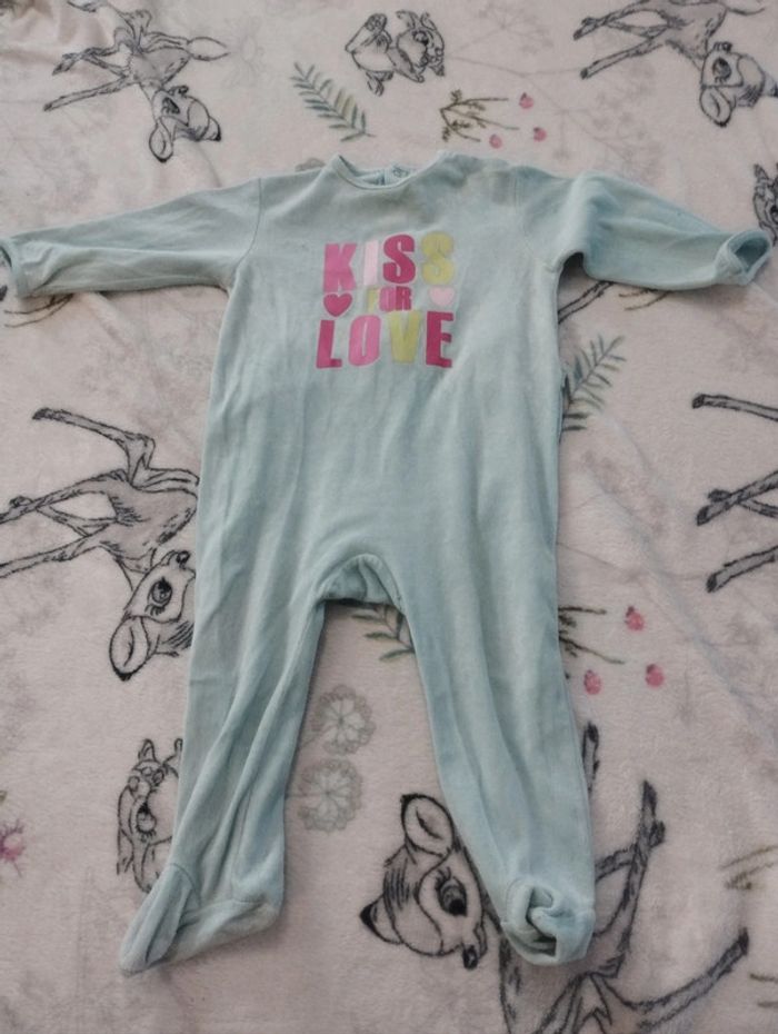 Pijama une pièce  kitchoun 24 mois