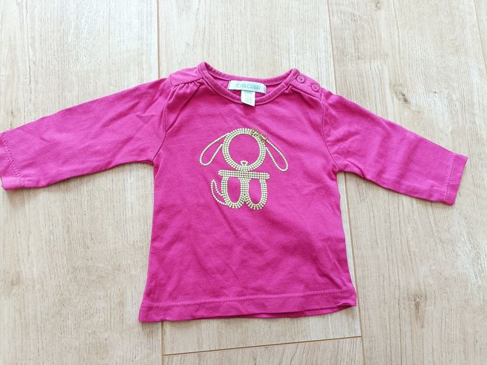T shirt Okaïdi rose 1 mois