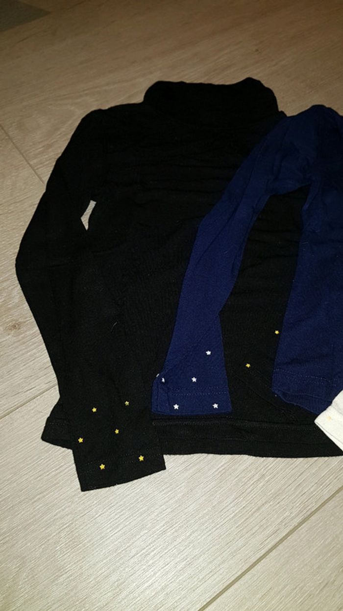 Lot tee-shirt à col roulé Orchestra - photo numéro 2