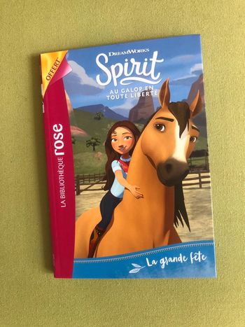 Livre la bibliothèque rose Spirit 8/10 ans