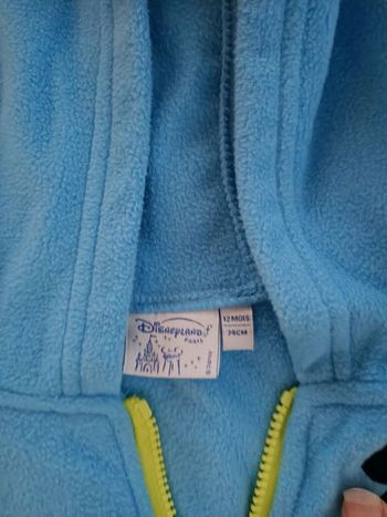 Gilet polaire Disneyland Paris 12 mois
