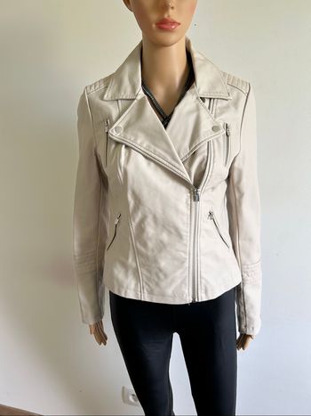 Perfecto beige en simili cuir Only taille 36 jamais porté