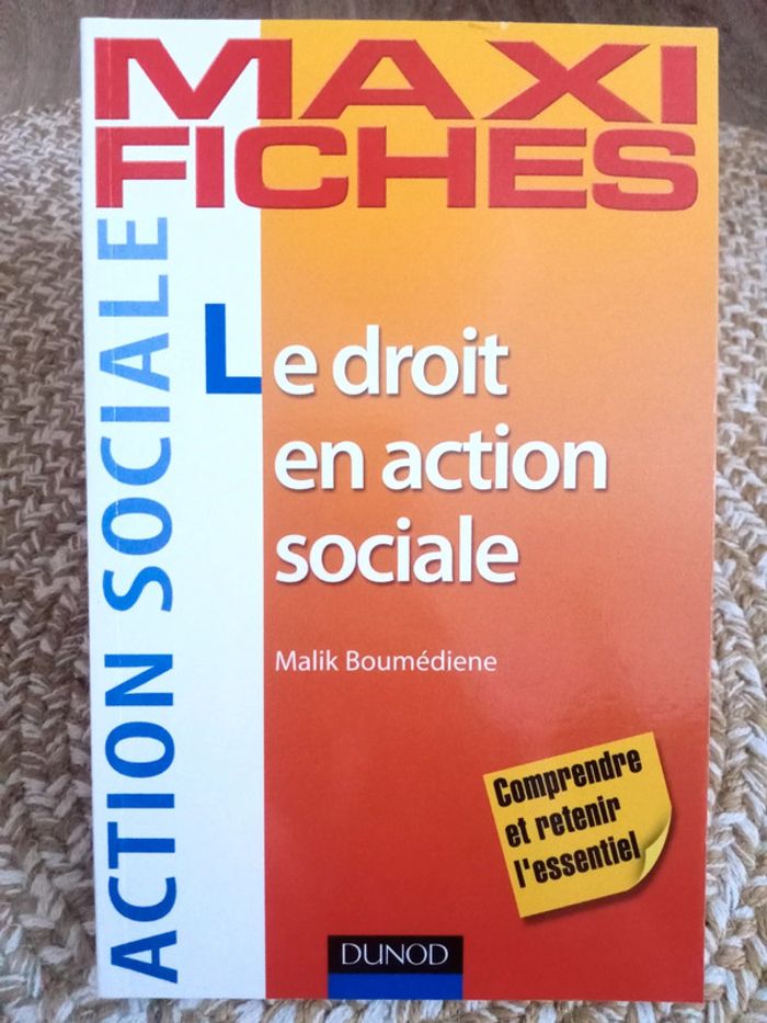 Maxi Fiches Le droit en action sociale - photo numéro 2