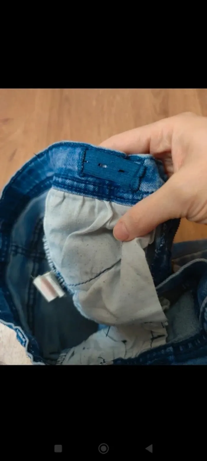 Shorts jeans 6-7 ans 122cm, denim - photo numéro 2
