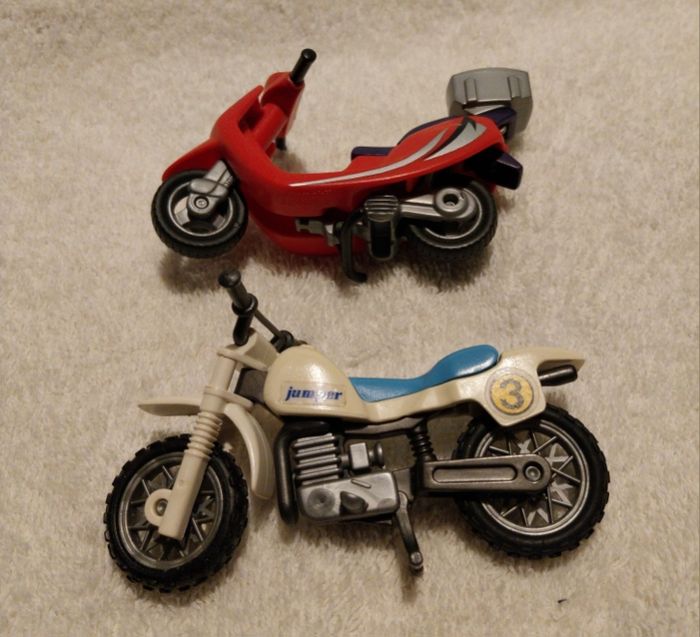 lot scooter moto cross Jumper racing Playmobil - photo numéro 4