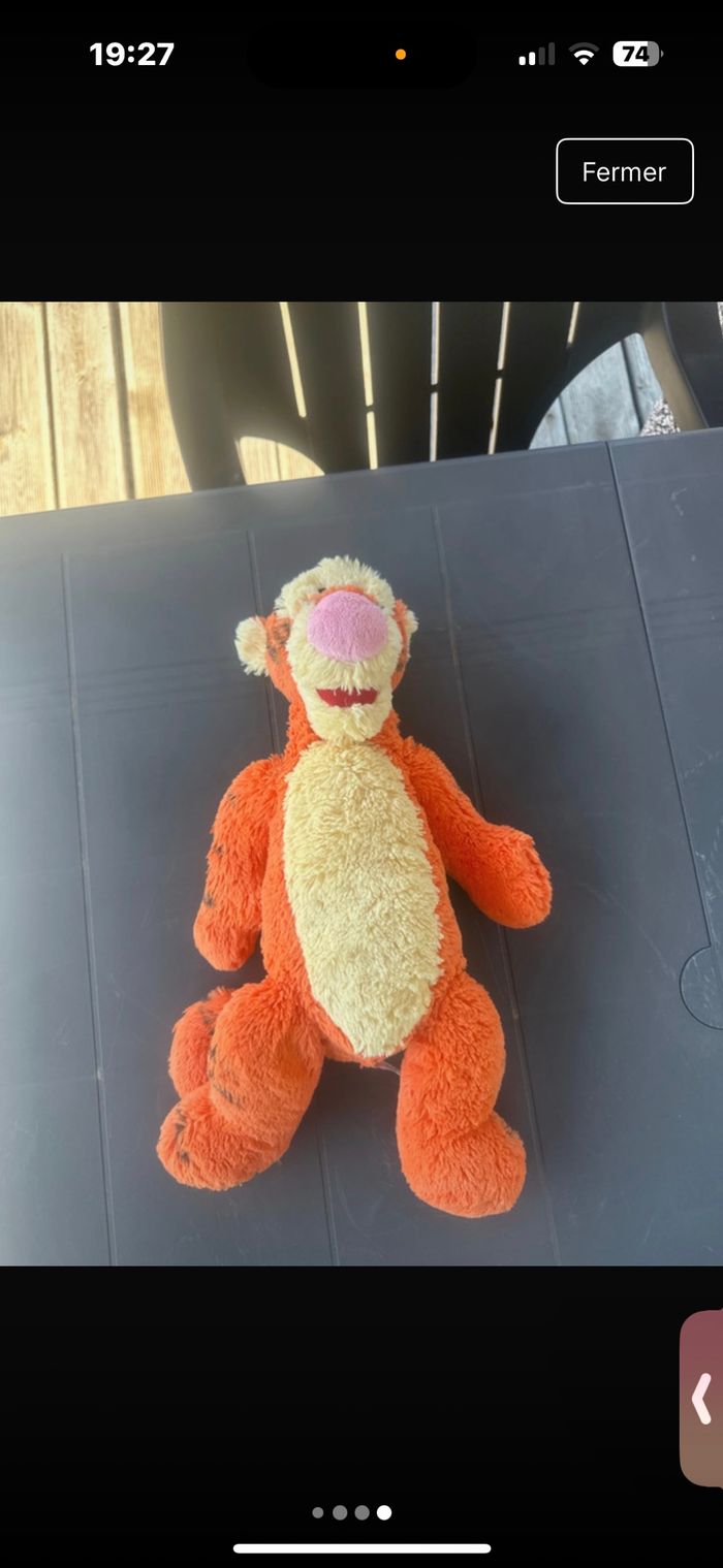 peluche tigrou et porcinet - photo numéro 4