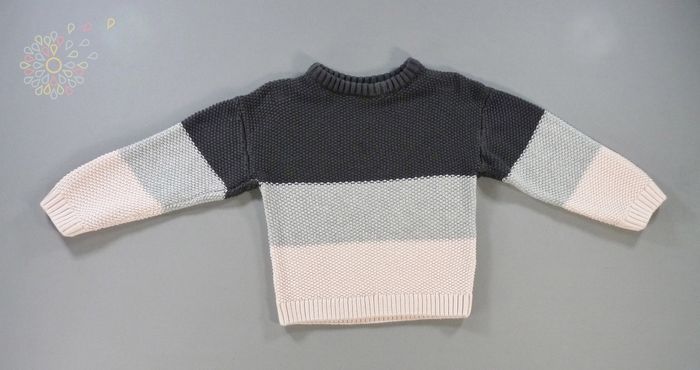 Pull tricot gris rose ORCHESTRA 3 ans 98 cm fille