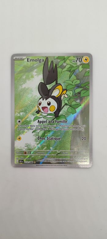 Carte pokémon emolga 112/086