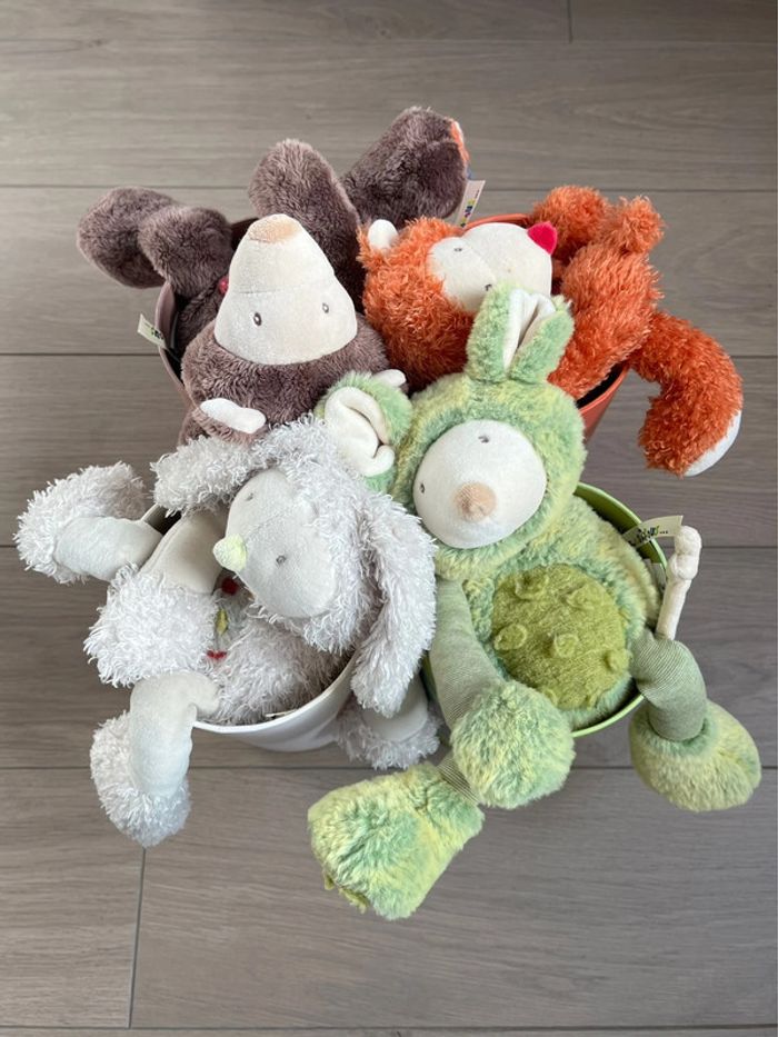 Peluche lapin Tap Tap 33 cm Les Zazous Moulin Roty - photo numéro 8