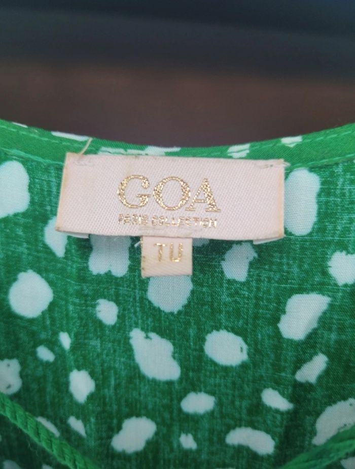 Robe verte et blanche goa - photo numéro 3