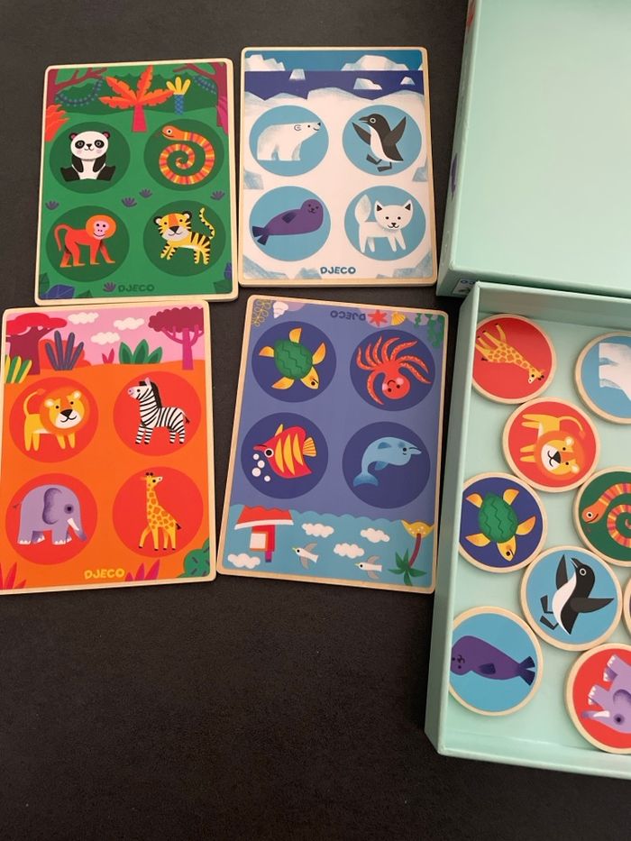 Djeco jeu loto animaux enfant bébé Wood bois - photo numéro 3