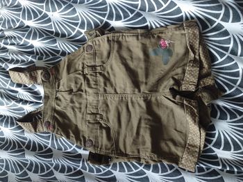 Salopette short bébé fille taille 6 mois