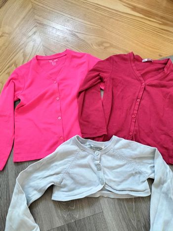 Lot 2 gilets et un boléro