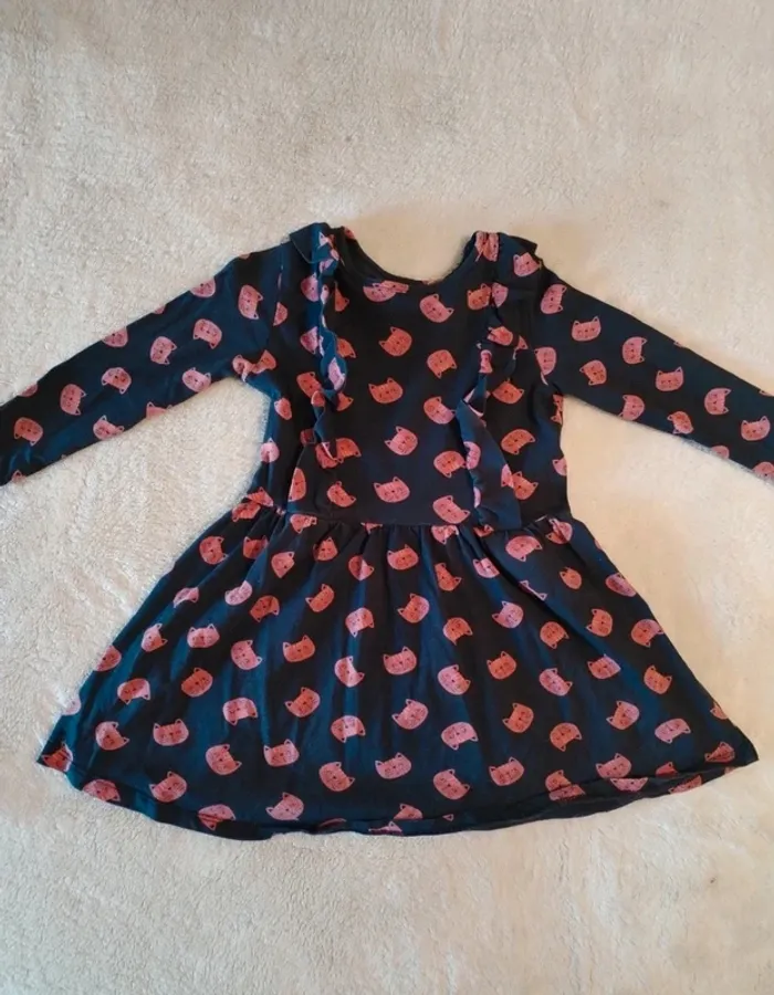 Robe manches longues 3 ans