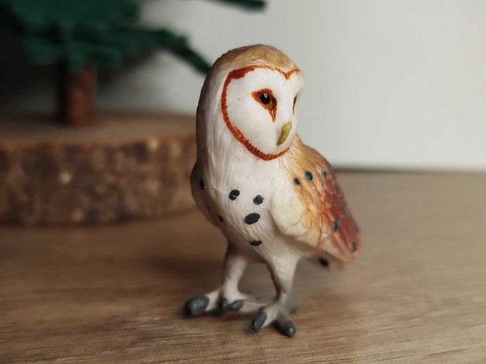 Figurine Hibou Chouette Animal de la forêt - photo numéro 2