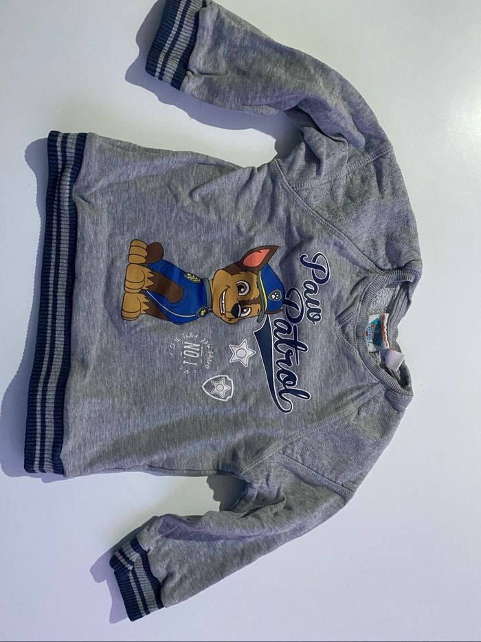 Lot de 2 Pull bleu paw  patrol  3/4 ans - photo numéro 2