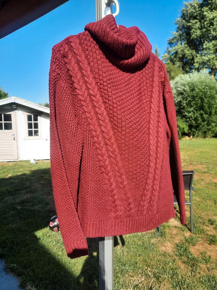 Pull col roulé