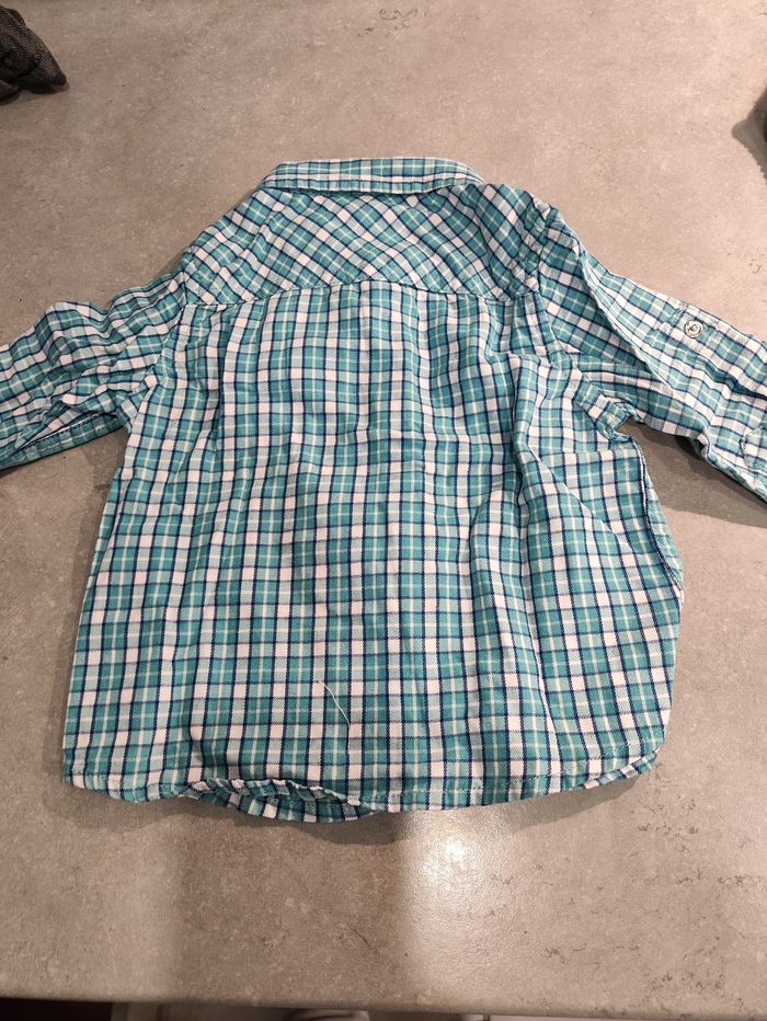 Lot bébé Sergent Major chemise et gilet assorti : 6 mois - photo numéro 4
