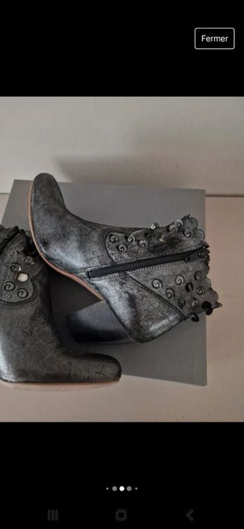 Bottines Rosemetal🩶