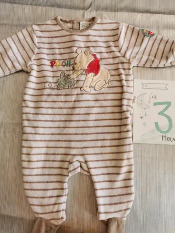 Pyjama velours 3 mois