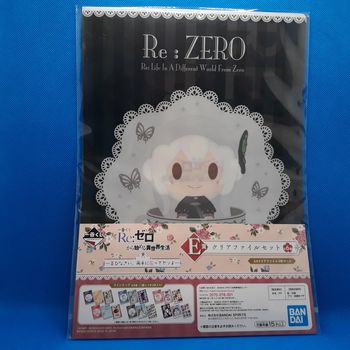 lot de 3 clear files re:zero Echidna