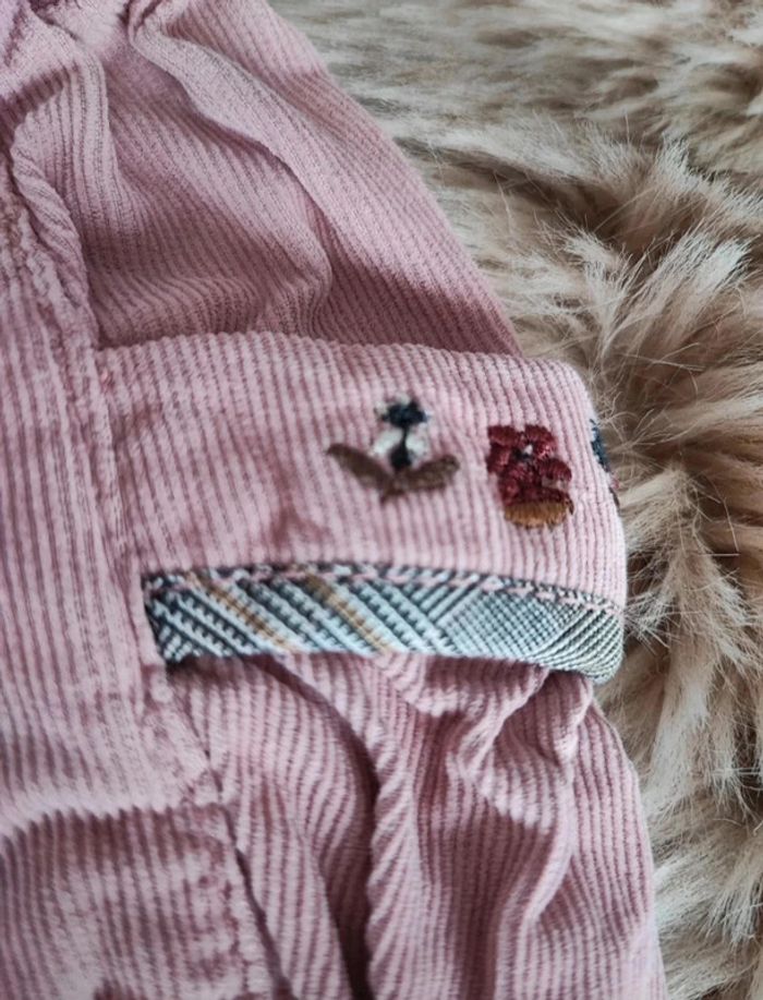 Short velours rose clair sergent major 1 mois - photo numéro 3