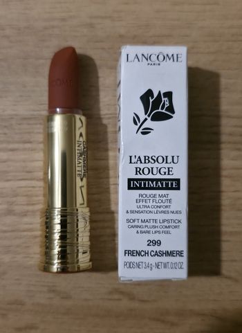 Lancome Intimatte Absolu Rouge à lèvres 299 French Cashmere