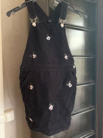 Robe en velours noir
