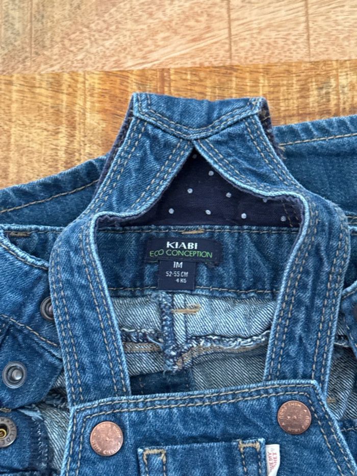 Robe jean Kiabi bébé 1 mois - photo numéro 2
