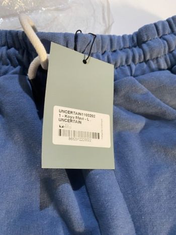 Short bleu pétrole taille L homme