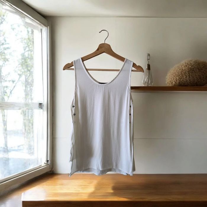 Top Cop Copine blanc taille S