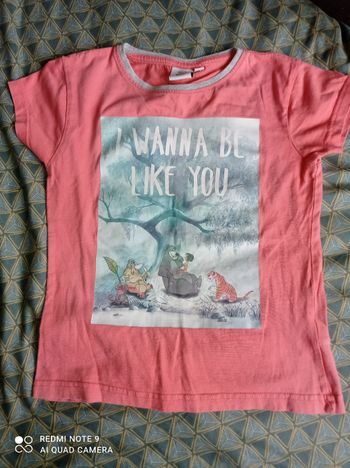 T-shirt garçon Le livre de la jungle, Disney, taille 8 ans