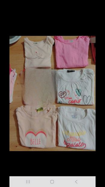 Lot de tee shirts