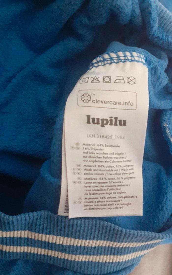 Sweat à capuche. 5/6 Ans. Lupilu - photo numéro 4